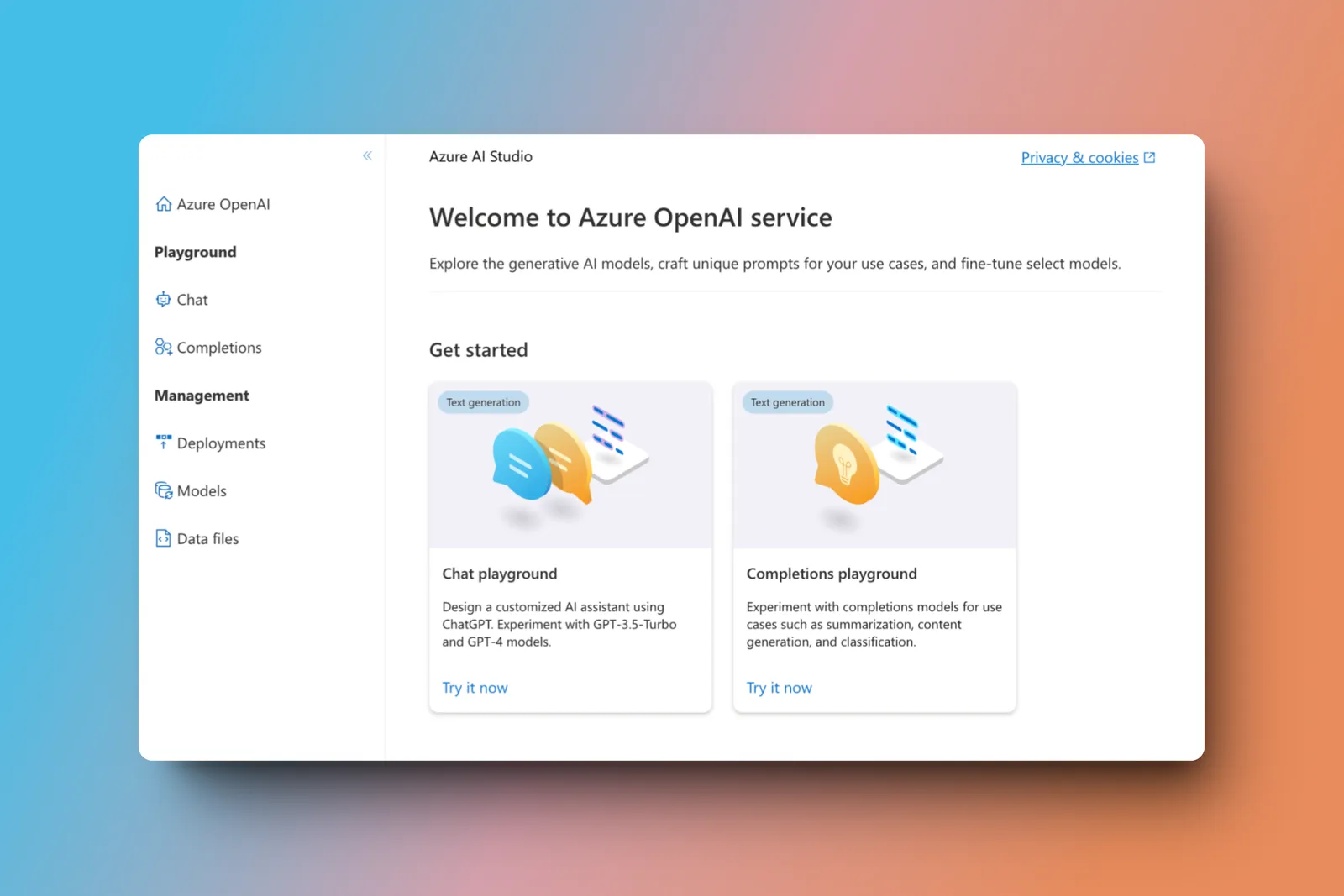 Inscription au compte Azure OpenAI