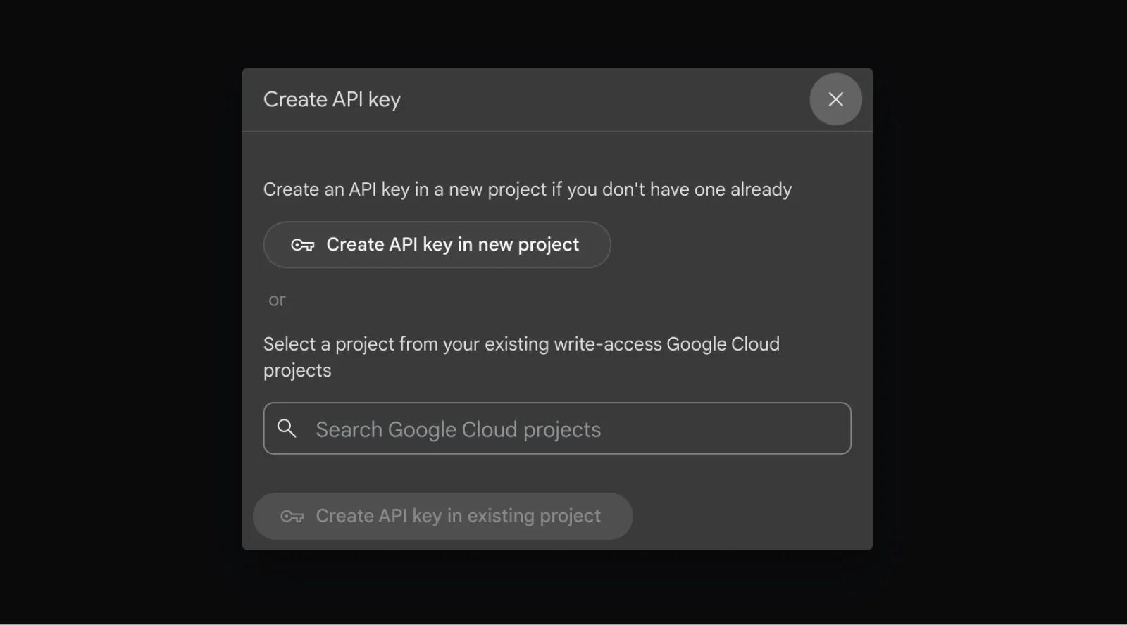 Enter API Key Name