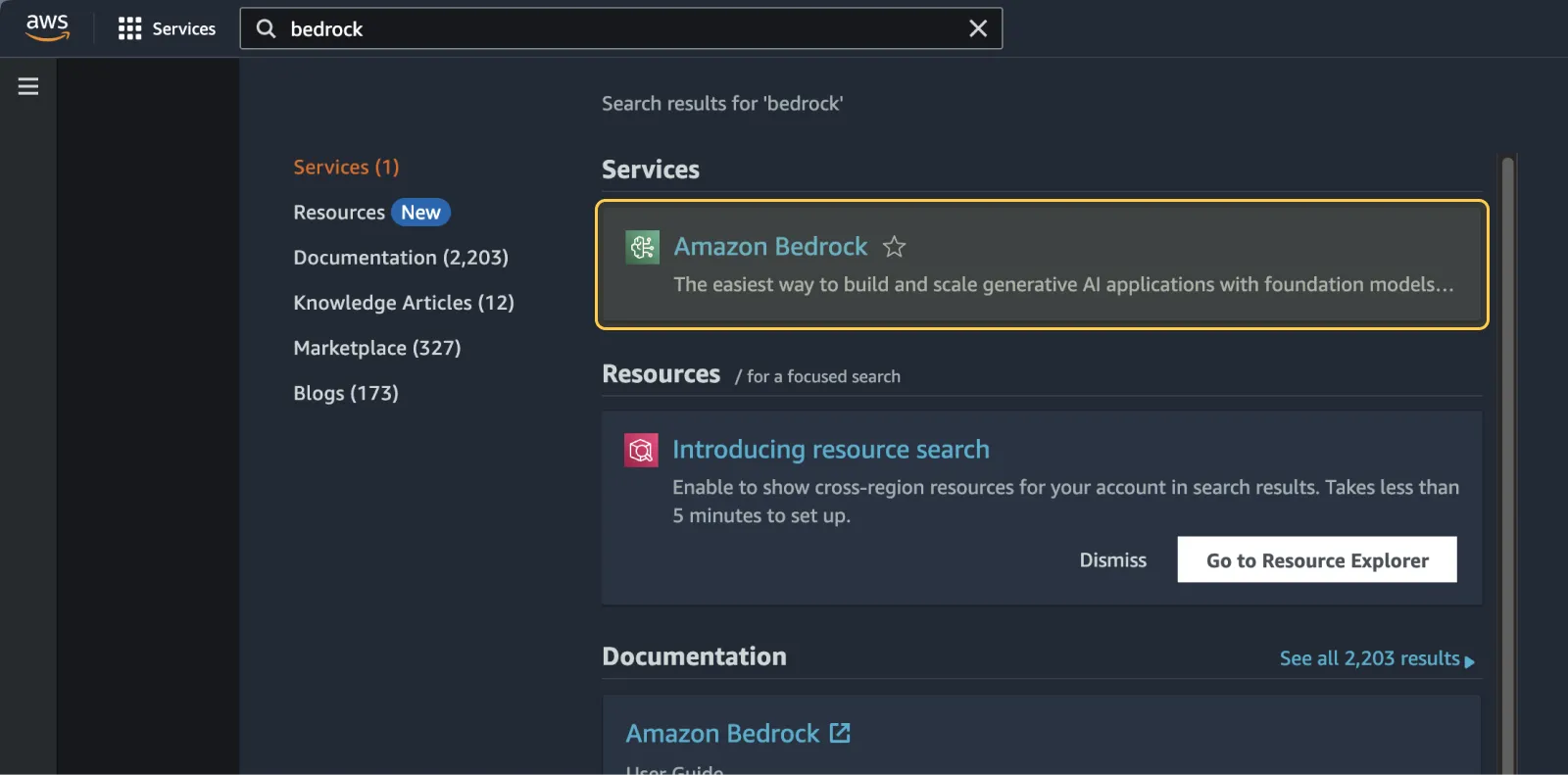 Accéder au service Amazon Bedrock